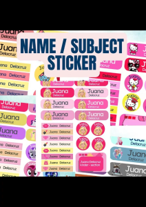 (boys) cute Personalized NAMEs Sticker Label#Character #personalized #customized