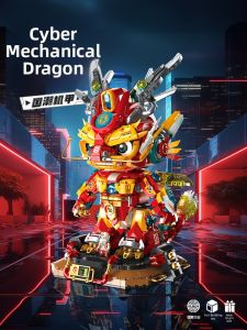 JINGGUAN | For Boys 9-13 Construction Cyber Mech Dragon Building Blocks Toy