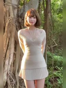 CHANGTONG | Elegant V-Neck Sweater Skirt Set for Petite Women