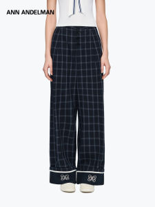 ANN ANDELMAN | New Spring Pleated Waist Wide Leg Pants Comfortable Trousers