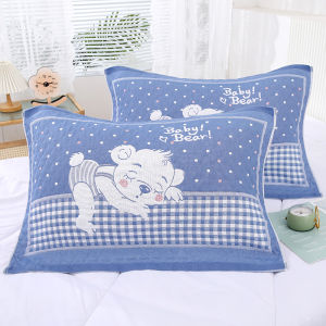 Thickened Large Size Breathable Absorbent Hospital Standard Bed Pillowcases Cotton Polyester Blend Fabric for Home And Hotel Use