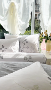 Finelivin Deluxe QUEEN/KING Pure Cotton Fitted Bedsheet Set[D-1]