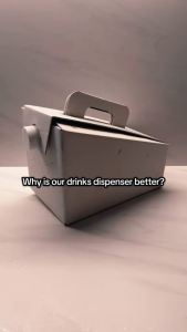 🔥SG SELLER🔥 3000ML INSULATED Drink Dispenser with Handle and Thermal Bag for Hot/Cold Drinks Disposable & Portable