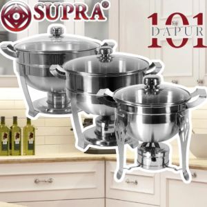 Supra Pemanas Makanan / Warmer Deep Bowl 20 cm / Prasmanan