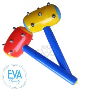 Đồ chơi Búa Gai Tạ Nhiều Màu Bơm Hơi Cầm Tay Size To 70 Cm / Búa Gai Tạ Màu Cán Tay Cầm Mềm Vui Nhộn