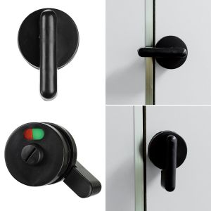 UUMIR Bathroom Public Toilet Partition Door Lock Handle Indicator Lock Black
