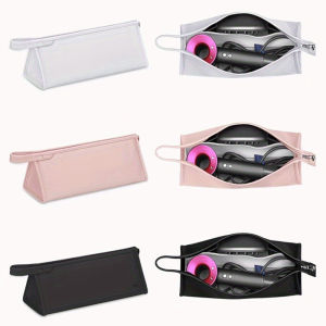 Portable Hair Dryer Storage Bag Hair Dryer Travel Storage Bag PU Leather Storage Bag Portable Travel Case Storage for Dyson