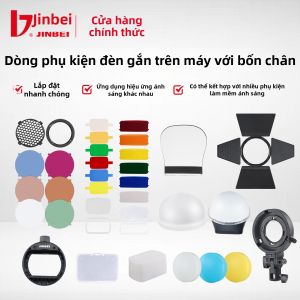 Jinbei | Phụ Kiện Đèn Trên Với Máng Ong Phản Xạ Ánh Sáng Mềm