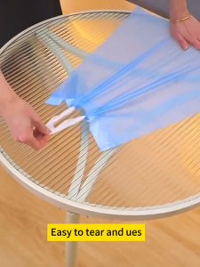 Rolls Drawstring Garbage Bags Scented Trash Bag 30Pcs 20L Rose Lavender Scent Random Color Waste Basket Bin Liner Heavy Duty Odor Control Kitchen Bathroom Office Home Cleanup Plastic Handles Rolls Tough Strong Leakproof Eco Friendly Pack