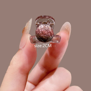 คลิปหนีบผมทรงเจ้าหญิงขนาดเล็กสไตล์เกาหลี คลิปหนีบผมหน้ามัน หางผม สไตล์เกาหลี ประดับผม คลิปหนีบผมสุดเก๋