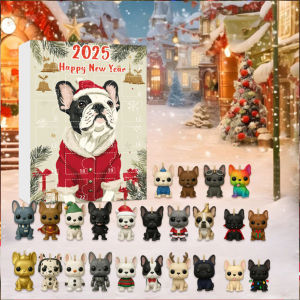 Hot Pet Puppy Advent Calendar Christmas Atmosphere Decorative Gifts New Year 24 Days Countdown Surprise Blind Box