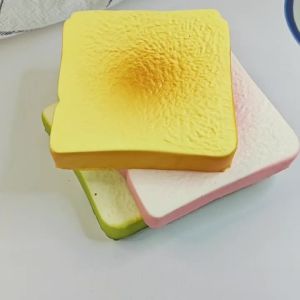 Simulation Toast Bread Squishy Toys for Stress Relief Soft Slow-Rise Anti-Anxiety Sensory Fidget Toys for Adults Squeeze Gifts