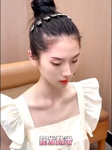 Lược chải tóc hình hoa thời trang hàn quốc có thể giúp phụ nữ tổ chức lược chải tóc và phụ kiện tóc ở phía trước và phía sau đầu