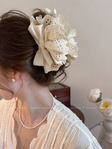 Kẹp Tóc Hình Bướm Kiểu Pháp Cho Nữ Kẹp Cá Mập Hoa Cỡ Lớn Kẹp Tóc Sau Đầu Kẹp Tóc Thời Trang Mới 2025 Phụ Kiện Tóc Bằng Nhựa