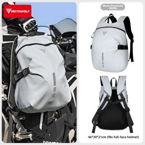 Motowolf | Waterproof Helmet Motorcycle Rider Backpack