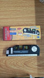 Laser Level Multipurpose Line Laser Leveler Tool Cross Line Lasers With 8FT 2.5M Standard Measure Tape and Metric Rulers