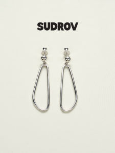 Simple 925 Silver Stylish Dangle Earrings