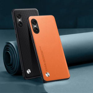 Ốp Điện Thoại Bằng Da PU Sang Trọng EUCAGR Cho Sony Xperia 1 VII 5 10 IV V Ốp Lưng Mềm Chống Sốc Chống Trầy Xước Da Chống Trượt Cho Xperia 1VI 10VI