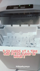 PONYHOME Portable Ice Maker Ice Cube Maker Mesin Air Batu Ice Making Mesin Ais Ice Maker Machine Portable Machine 制冰机