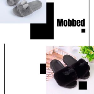 แตะสวมสไตล์เกาหลี รองเท้าแตะพื้นนิ่ม💛 มีหูกระต่ายตั้ลร้าคมากก ขนปุยคือที่หนึ่ง มี 3 สี แมทซ์ได้ทุกลุค