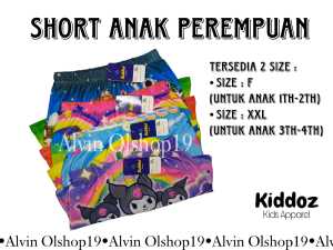 SHORT ANAK PEREMPUAN KARAKTER/ LEGGING ANAK KARAKTER PEREMPUAN/ BOXER ANAK PEREMPUAN