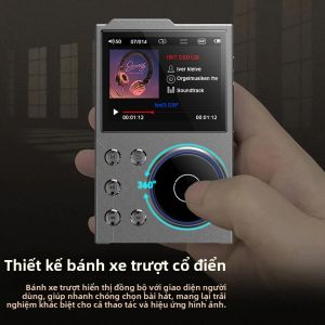 Máy Nghe Nhạc MP3 HiFi Lossless DSD Bluetooth 5.3 Âm Thanh Kỹ Thuật Số Độ Phân Giải Cao Máy Nghe Nhạc Di Động Hỗ Trợ Lên Đến 256GB