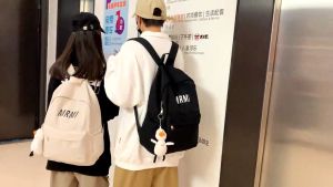 {Local shipping}school bag Korean female college student backpack high school large-capacity backpack