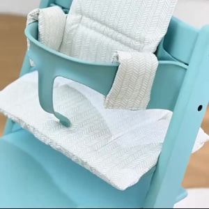 2025Baby Highchair Seat Cushion For Stokke Tripp Trapp Growth Stool Bebe Dinner Chair Replacement Accessories