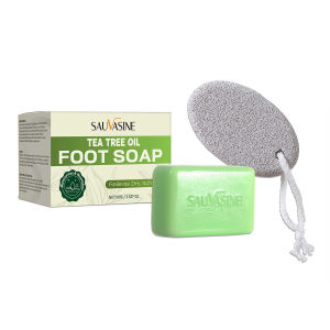 100g Tea Tree Oil Foot Soap Bar - Helps Fight Odor Relieve Dry Skin & Moisturize - Deep Cleansing for Fresh Feet Foot Care