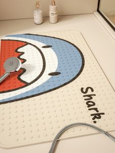 Bathroom Anti-Slip Mat Shower Room Bathing Pad Children Fall Proof Foot Mat Eco-friendly PVC Cartoon Floor Mat