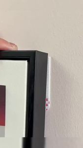 S.K. 12Pairs Photo Frame Hanging Strips Adhesive Picture Decor Artwork Hook and Loop Fastener