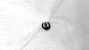 Bandai | Star War Brooch Rebel Alliance Metal Black Badge Pin for Clothes Backpack Fashion Pin Accessory For Neutral Gifts