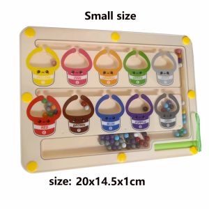Childrens Magnetic Maze Walking Ball Baby Concentration Training Writing Logic Thinking 3 year Old Early Education Puzzle To