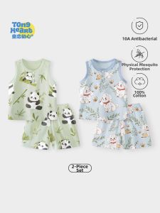 TONGLIANCHUXIN | Sleeveless Breathable Cotton Tank Top Set For Summer
