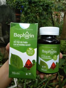 Hàng chính hãng TPCN Bepharin hỗ trợ điều trị tiểu đường hộp 90 viên