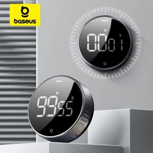 BASEUS | Baseus Magnetic Kitchen Timer Digital Timer Manual Countdown Alarm Clock Mechanical Cooking Timer Cooking Shower Study Stopwatch