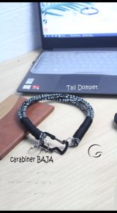 Tali Dompet Pria Keren Distro GOF43 Untuk Pengaman Gantungan Dompet Bahan Tali Tenun 2 Rangkap