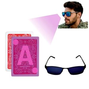 Poker Cheating Glasses For Marked Deck Tricks(Only Glasses)