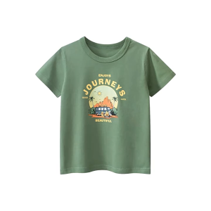 [zensasi]  Kaos Anak Oversize Anak Laki - Laki Gambar Mobil Warna Abu Dan Hijau Bahan Katun