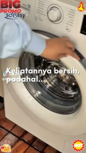 [COD]Glowhome So Easy Pembersih Tabung Mesin Cuci Liquid 1L Front Loading Anti Bau & Anti Jamur