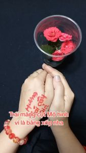 1 Trái măng cụt giả - trái cây giả - TUYET XUAN SHOP