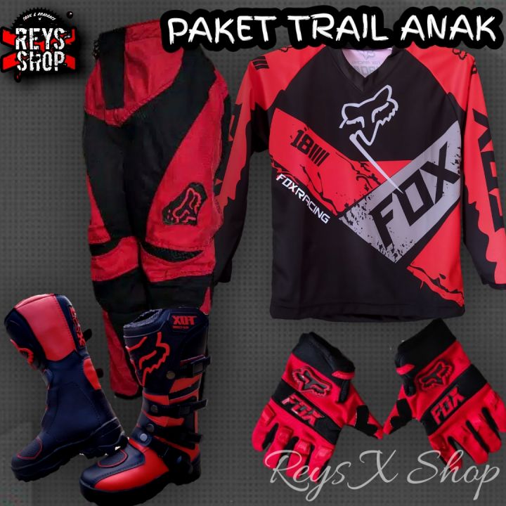 PAKET BAJU TRAIL ANAK CROSS ANAK SATU SET SETELAN TRAIL JERSEY SET TRAIL ANAK motocross ANAK Lazada Indonesia