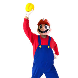 หน้ากากสวมใส่เล่นบทบาทน้ำประปาผู้ชายสุดน่ารักสำหรับการแสดงเด็ก งานปาร์ตี้ งานแสดง วันเด็ก วัสดุกระดาษแข็ง