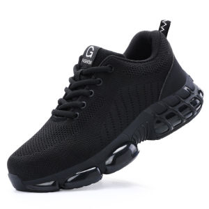 Steel Toe Shoes for Men Lightweight Work Shoes Air Cushioned Sneakers Indestructible Construction Industrial Work Safety Sneaker