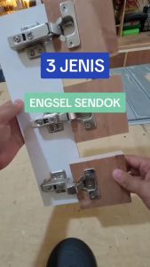 VINCITORY Engsel Sendok Slow Motion & Engsel Hydraulic Hinge 1 Set 2 pcs Engsel Pintu Lemari PREMIUM