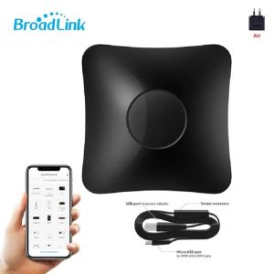 BroadLink RM4 Pro + HTS2  RF/IR Temp and Humidity Sensor Version Wireless Universal Remote Hub with Smart Home Solution
