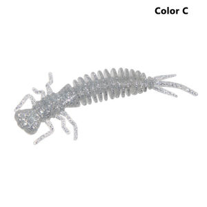 Mr.Lurion 50pcs 1.2g 3g 6g Bionic Bait Dragonfly Larva Soft Fishing Worm Lures Grub Baits Silicone Wobbler Bait