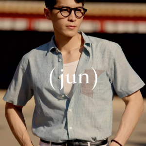 (JUN) Easterner Short Sleeves Shirt เสื้อเชิ้ตผู้ชายแขนสั้น