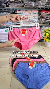 Celana Dalam Wanita Premium Sorex 2055 | Cd Wanita Sorek Bahan Katun Cool Max isi 6
