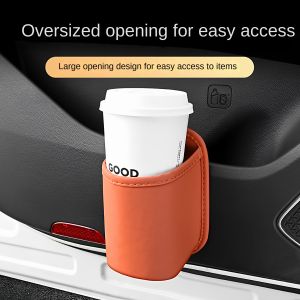 Universal Car Door Cup Holder Box Back Clip Design Drink Rack Storage Bin Car Seat Back Water Cup Box Organizer Pocket